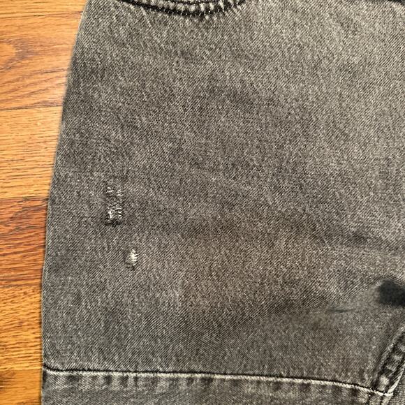 The Kooples Womens Nelly Baggy Patchwork Denim Jeans Washed Black size 26 - Picture 4 of 11